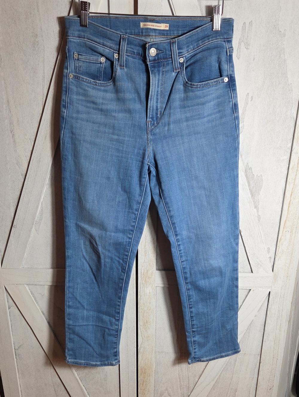 Levi's 724 High Rise Straight Jeans Size 29
